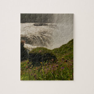 Quebra-cabeça de Islândia da cachoeira de Gullfo