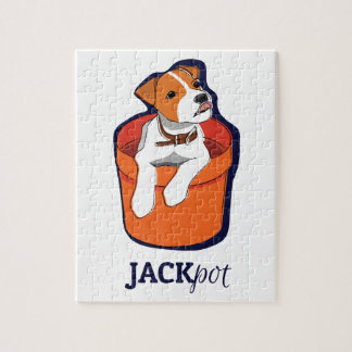 Quebra-cabeça de Jack Russell Terrier do "jackpot"