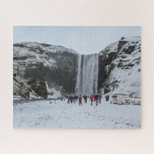 Quebra-cabeça de Jigsaw da Islândia - Cascata de