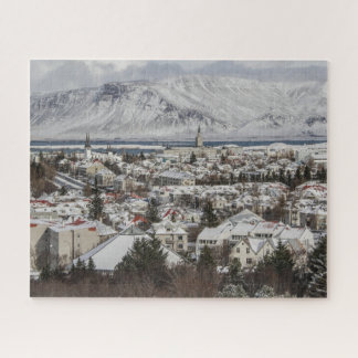 Quebra-cabeça de Jigsaw da Islândia - Reykjavik no