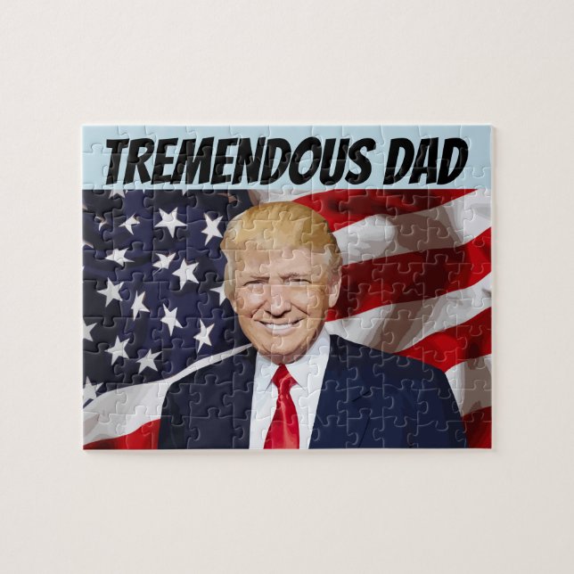 Quebra-cabeça DE JIGSAW DE PAI TREMENDOUS TRUMP DO (Horizontal)