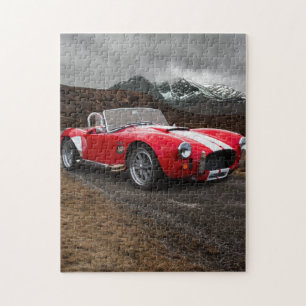 Quebra-cabeça de Jigsaw para carros de esporte ve