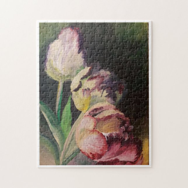 Quebra-cabeça de Jigsaw Tulip por JP Denyer (Vertical)