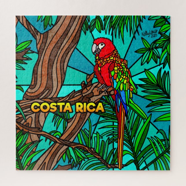 Quebra-cabeça de Jigsera da Costa Rica (Vertical)