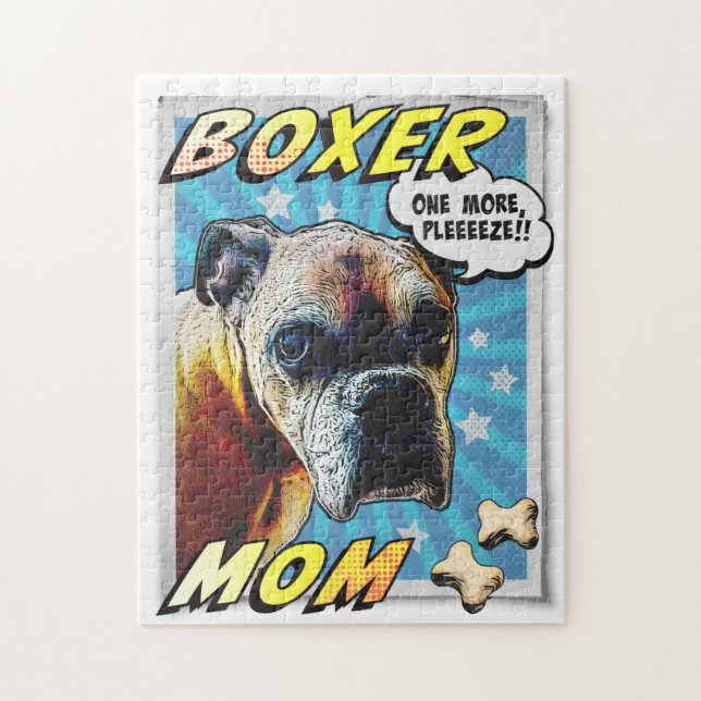 Quebra-cabeça de Jigserra de Boxer para Quadrinhos (Vertical)