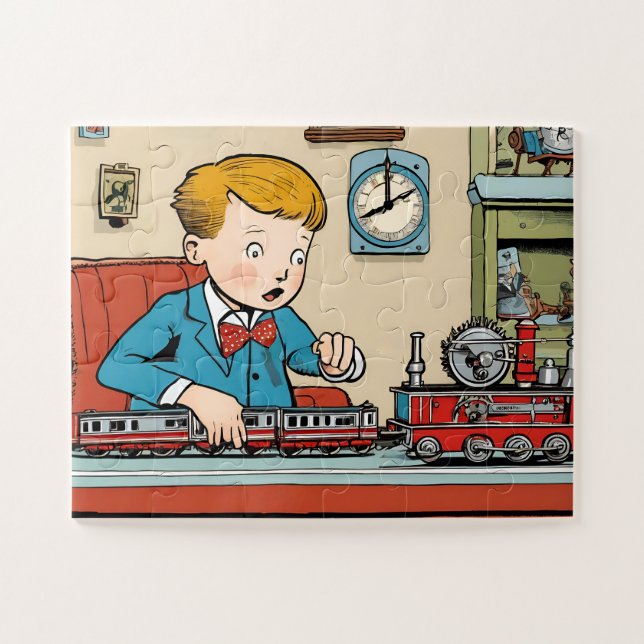 Quebra-cabeça de Jigserra do Criança com Caixa de  (Horizontal)