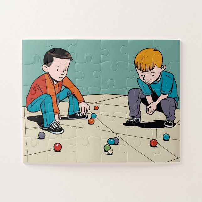 Quebra-cabeça de Jigserra do Criança com Caixa de  (Horizontal)