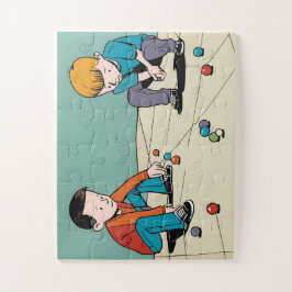 Quebra-cabeça de Jigserra do Criança com Caixa de