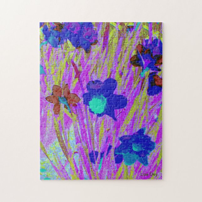 quebra-cabeça de Jigserra 'Roxo-Daffodils' (Vertical)