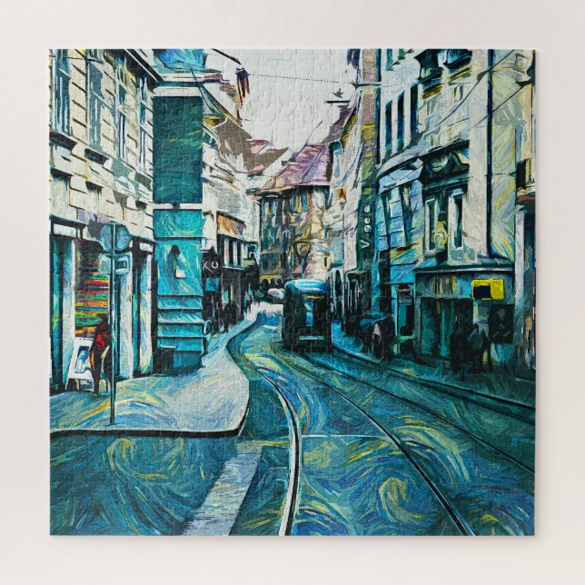 Quebra-cabeça de Jigsóvia - Desafio - Graz Áustria (Vertical)