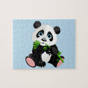 Quebra-cabeça de Jogo do Bebê Panda Bear