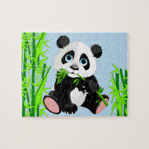 Quebra-cabeça de Jogo do Bebê Panda Bear