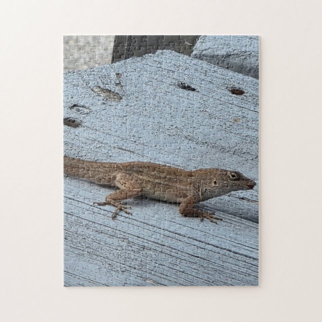 Quebra-cabeça de Lagarto de Jardim (Vertical)