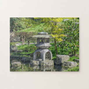 Quebra-cabeça de lanterna de pedra japonesa