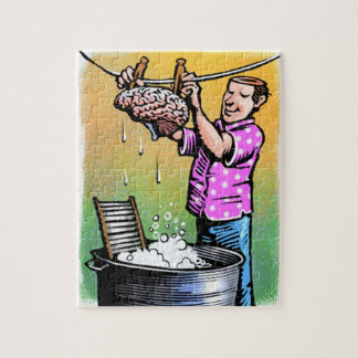 Quebra-cabeça de lavagem do cérebro