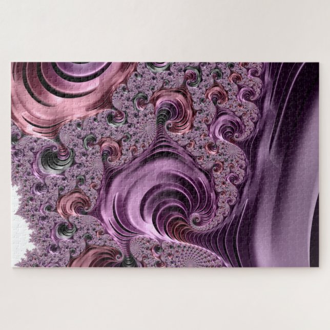 quebra-cabeça de lavanda de rendas de  (Horizontal)