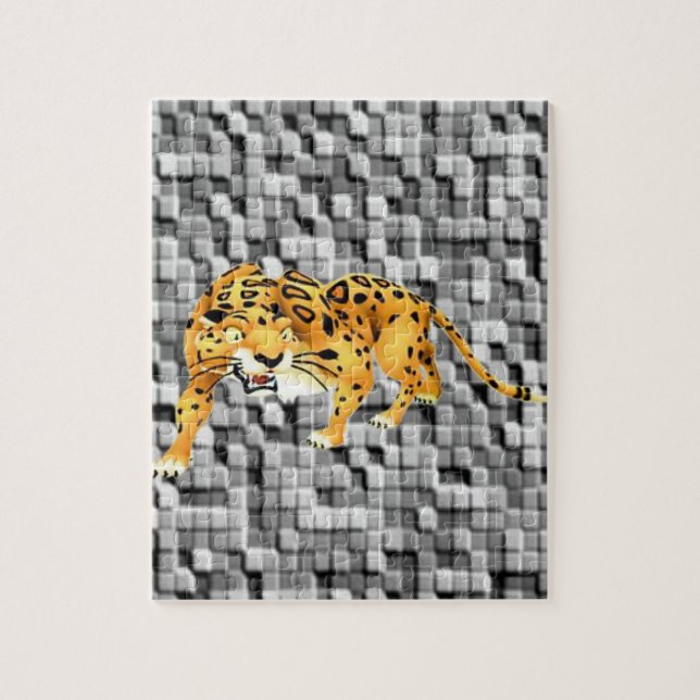 Quebra-cabeça de Leopard Jigsera (Vertical)