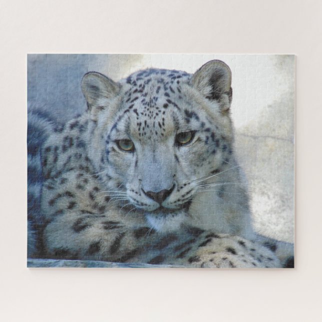 Quebra-cabeça de leopardo-da-neve (Horizontal)