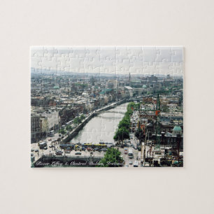 Quebra-cabeça de Liffey do rio, panorama de