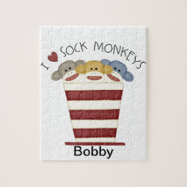 Quebra-cabeça de macaco personalizado /Toy da