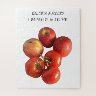 Quebra-cabeça de Maçãs e Tomates Frescos