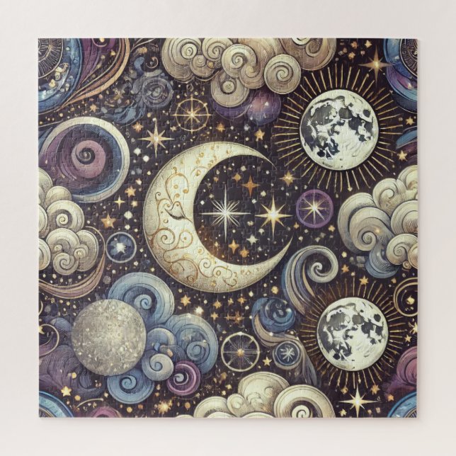 Quebra-cabeça de magia celestial (Vertical)