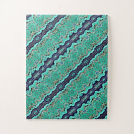 Quebra-cabeça de Malaquite de quebra-cabeça Azurit