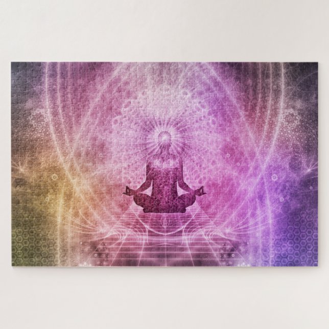 quebra-cabeça de meditação de atenção (Horizontal)