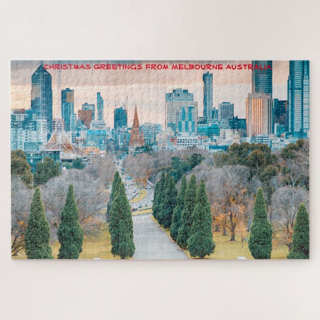 Quebra-cabeça de Melbourne Austrália (Horizontal)