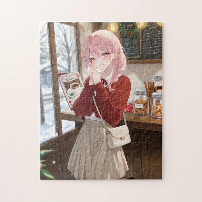 Quebra-cabeça de Menina de Anime (Vertical)