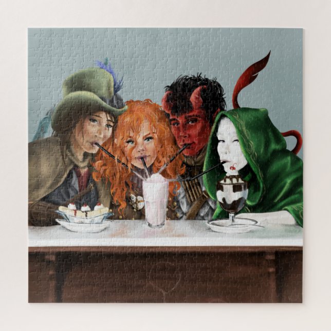 Quebra-cabeça de Milkshake (Vertical)