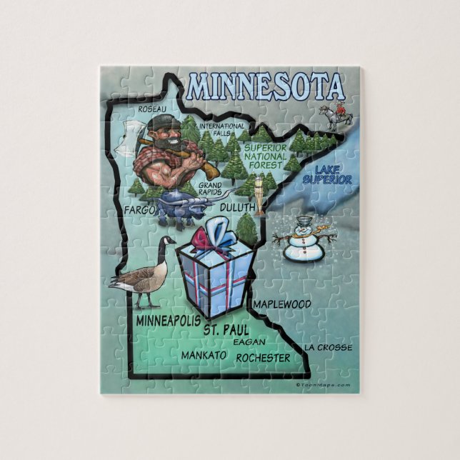 Quebra-cabeça de Minnesota (Vertical)