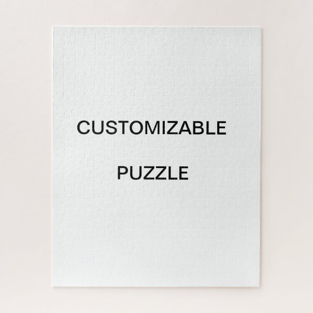 QUEBRA-CABEÇA DE MODELO DE JIGSAW PERSONALIZÁVEL (Vertical)