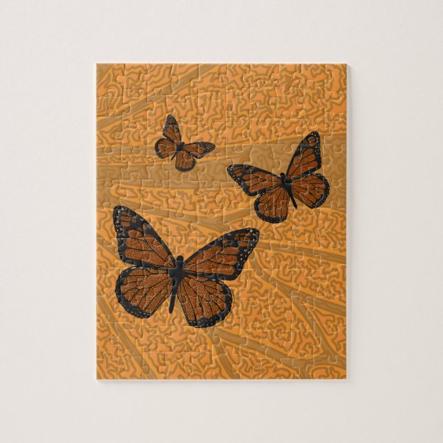 Quebra-cabeça de Monarca Descartável (Vertical)