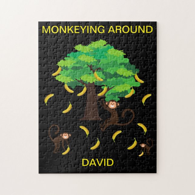 quebra-cabeça de "Monkeying Around" para crianças  (Vertical)