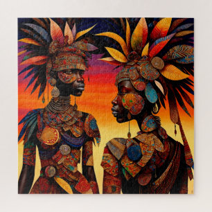 Quebra-cabeça de Mulher Africana