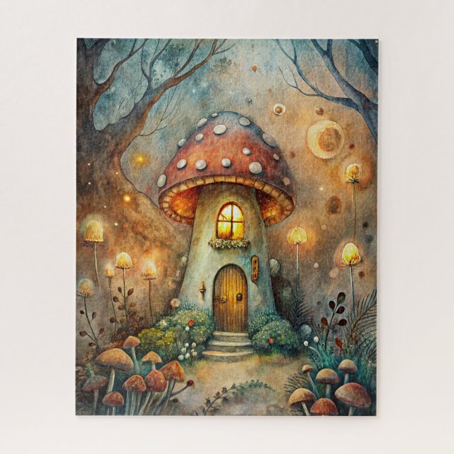 Quebra-cabeça de Mushroom House (Vertical)