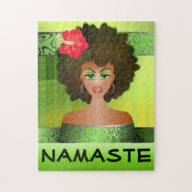 Quebra-cabeça de Namaste (Vertical)