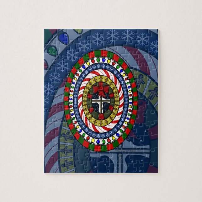 Quebra-cabeça de Natal (Vertical)