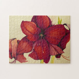 Quebra-cabeça de Natal Amaryllis