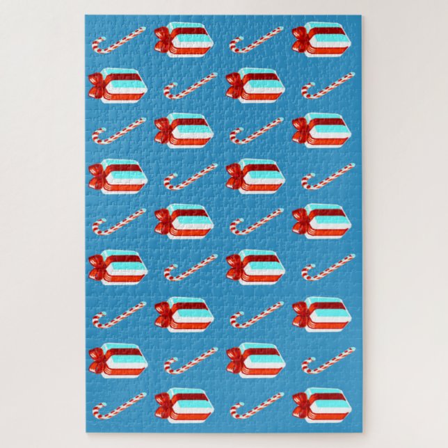 Quebra-cabeça de Natal CandyCane 1.014 peças (Vertical)