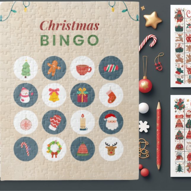 Quebra-cabeça de Natal Colorida Bingo Jigsee (Criador carregado)