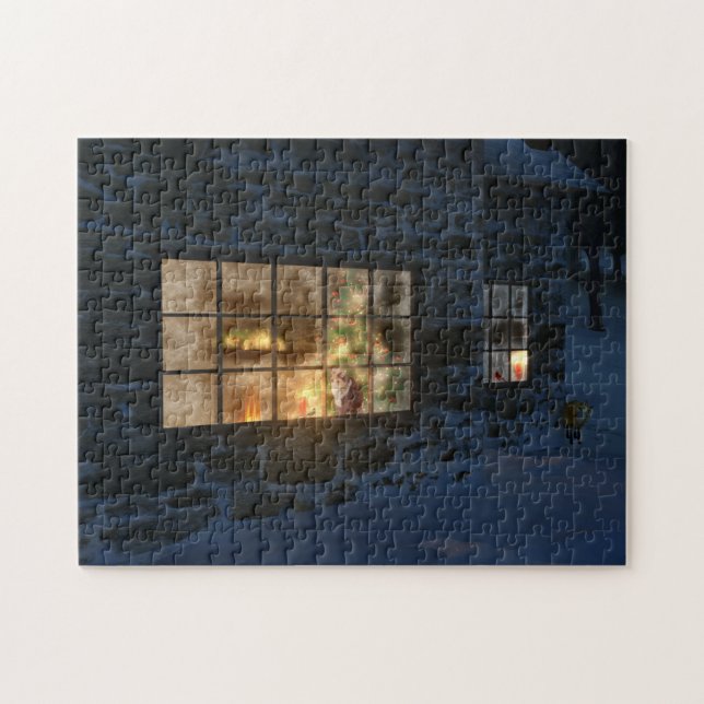 Quebra-cabeça de Natal Cwm (Horizontal)