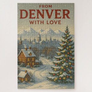 Quebra-cabeça de Natal de Denver Com Amor