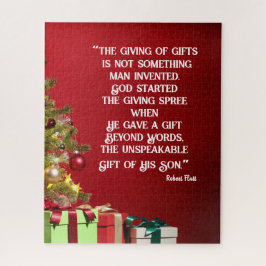 Quebra-cabeça de Natal O Primeiro Presente Dado