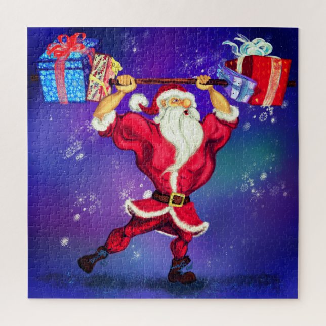 Quebra-cabeça de Natal - Papais noeis de Criadores (Vertical)