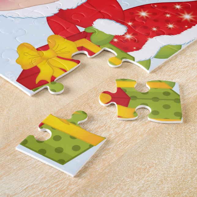 Jogos de quebra-cabeça de madeira de natal quebra-cabeças de madeira  originais para adultos crianças