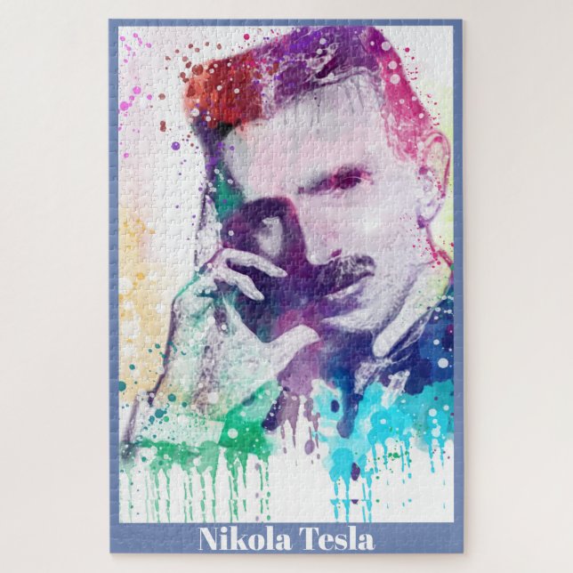 Quebra-cabeça de Nikola Tesla 1.014 partes (Vertical)