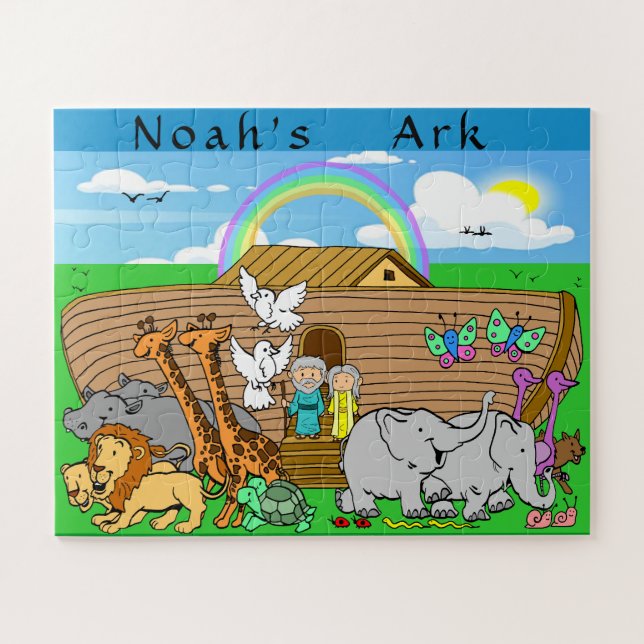 Quebra-cabeça de Noah's Ark Jigsee (Horizontal)