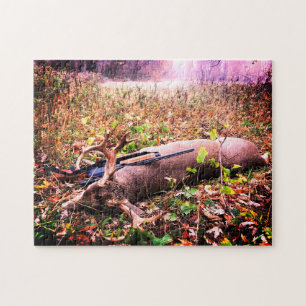 Quebra-cabeça Dê o fanfarrão colhido obrigados do Whitetail